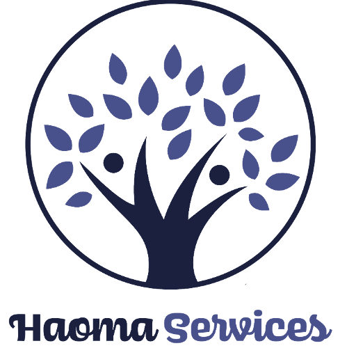 logo de l'entreprise de soins aux personnes âgées haoma services à montbéliard dans le Doubs en Franche-Comté